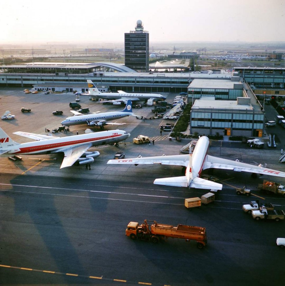 Как выглядел международный аэропорт имени Джона Кеннеди в 1961-м году