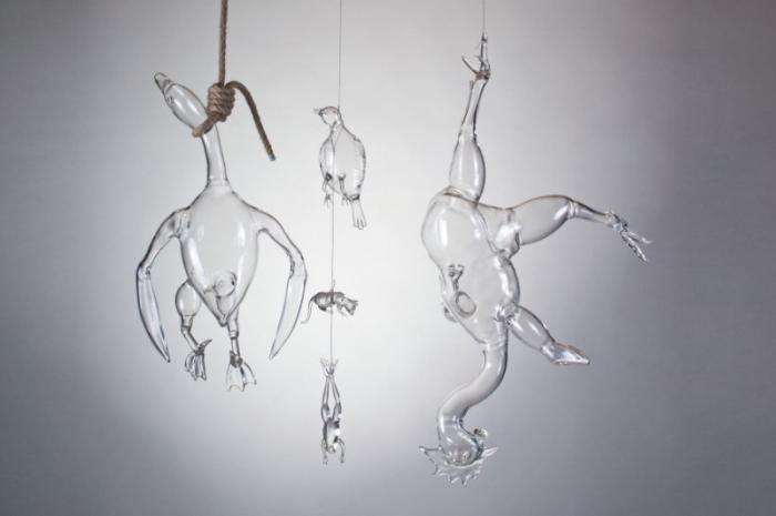 Скульптуры из стекла от Симоне Крестани