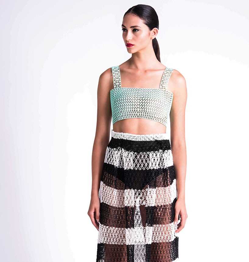 Коллекция женской одежды, напечатанная на 3D-принтере