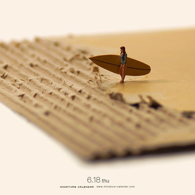 Календарь миниатюр от Танаки Тацуя
