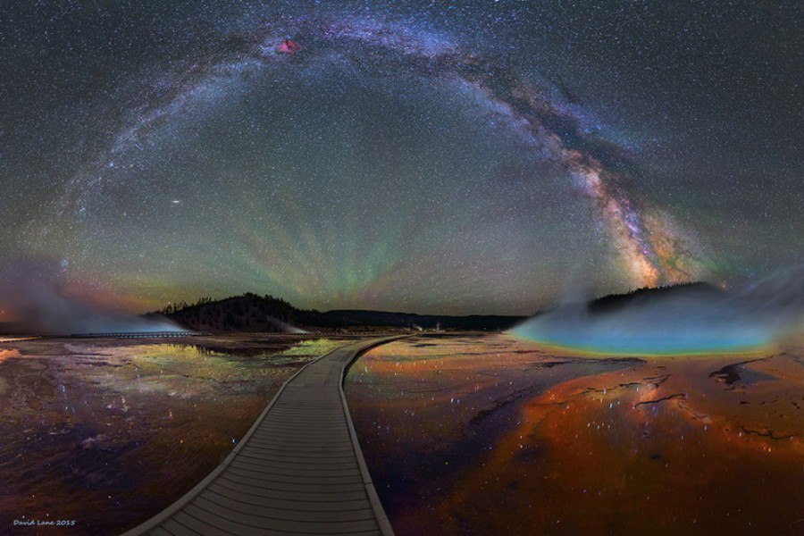Млечный Путь на фотографиях Дэвида Лэйна