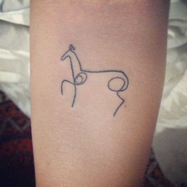 Татуировки, вдохновлённые творчеством Пабло Пикассо