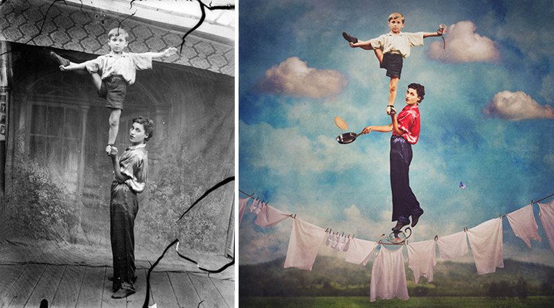 Отретушированные винтажные фото, которые делают прошлое более волшебным