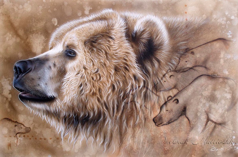 Необыкновенные рисунки животных от Sandi Baker
