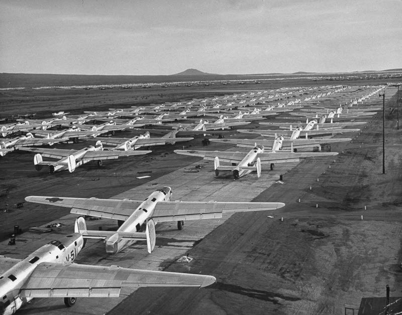 Кладбища военной техники в США (1946-1949 год)