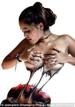 Боди-арт и удивительные метаморфозы с женскими телами