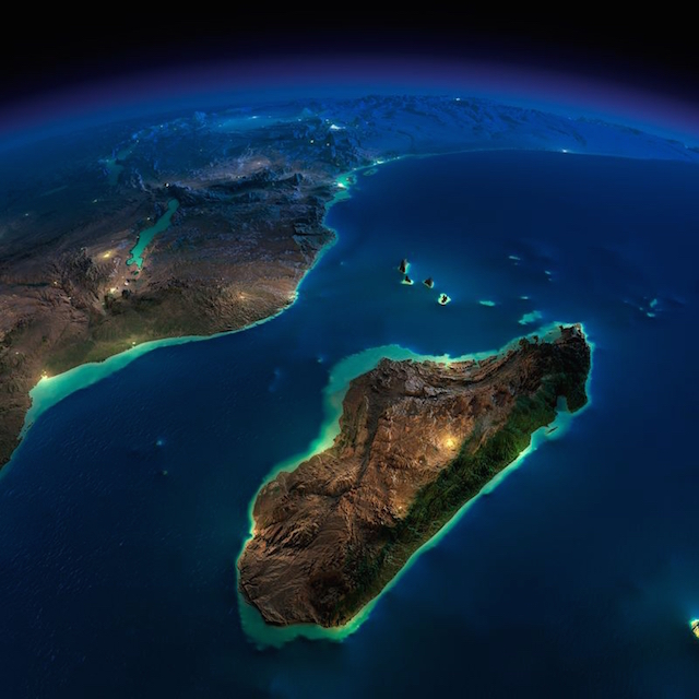 Ночные фотографии Земли из космоса