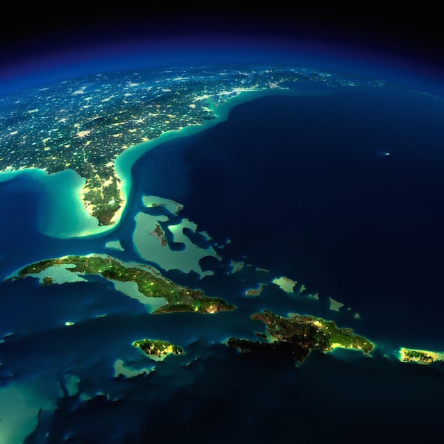 Ночные фотографии Земли из космоса