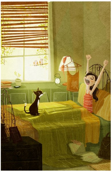 Счастье и моменты радости на иллюстрациях Эды Кабан