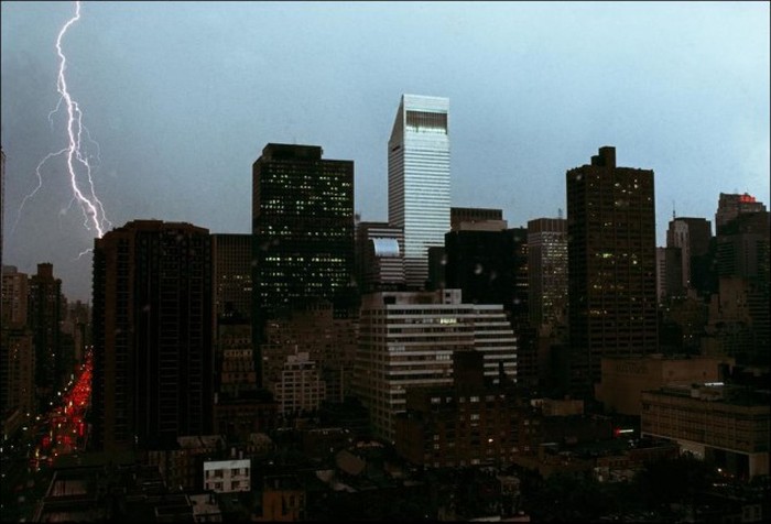 Центр и окраины Нью-Йорка в 1983 году