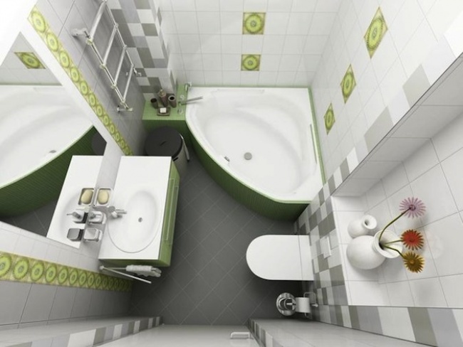 Полезные идеи для маленькой ванной комнаты