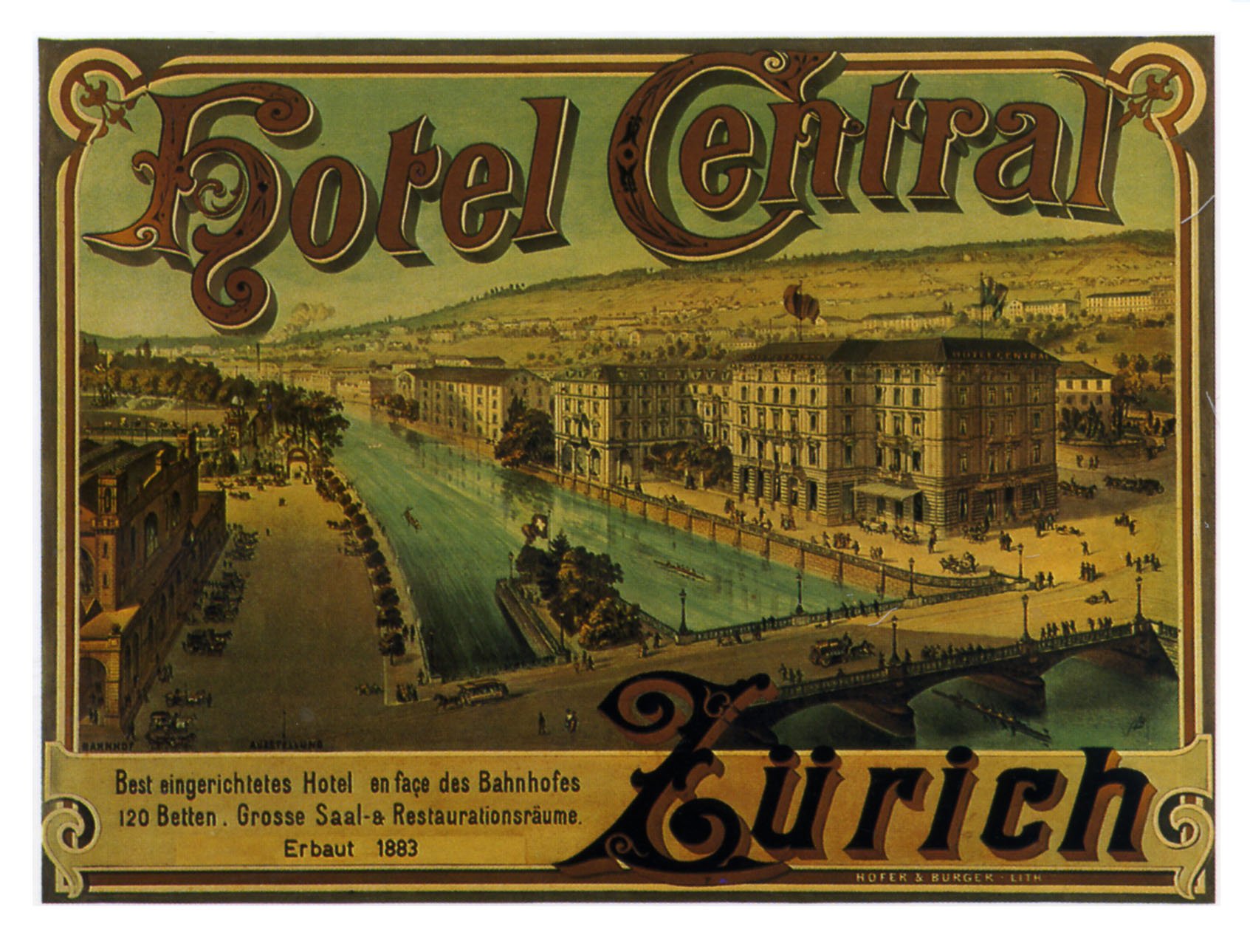 Рекламные постеры из Швейцарии XIX-начала XX века