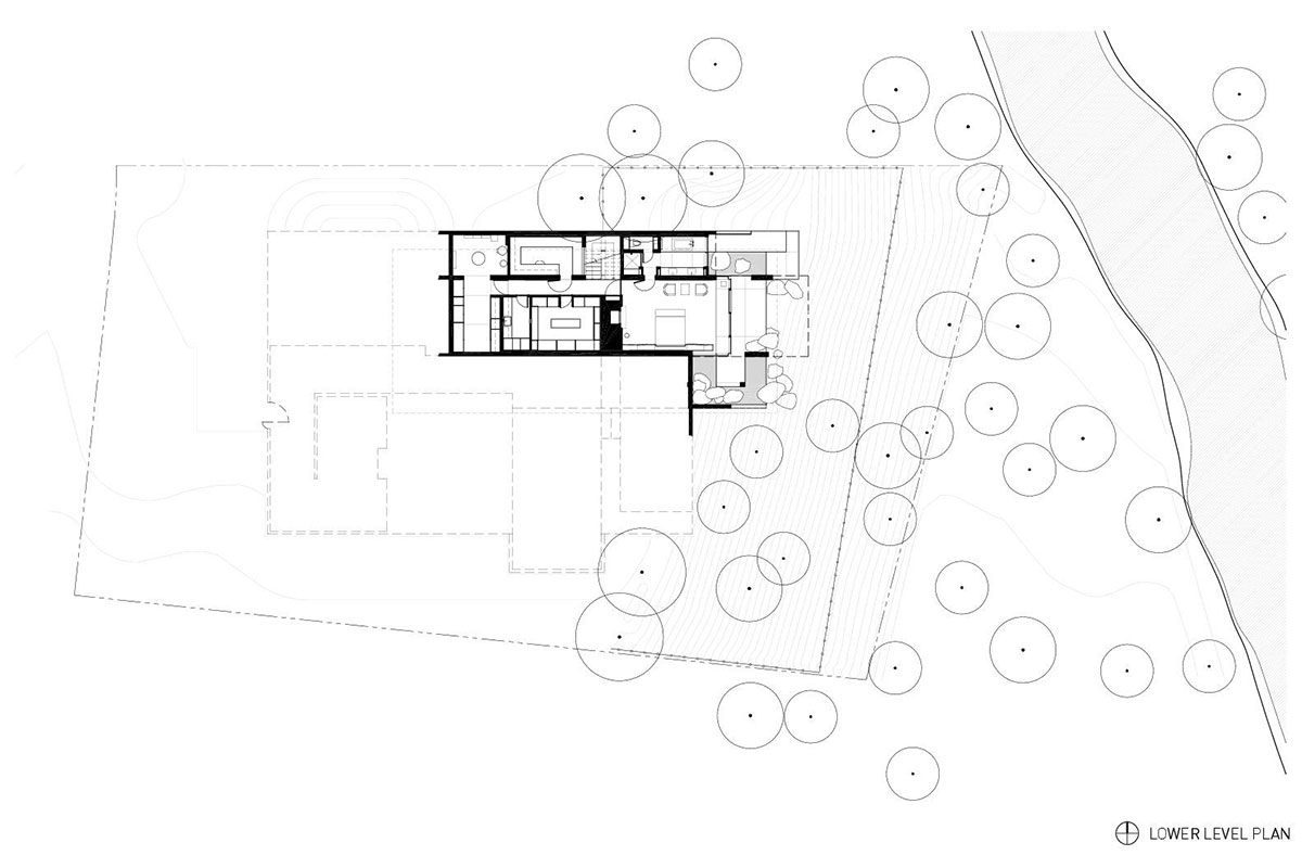 Современный дом из бетона River House от Suyama Peterson Deguchi