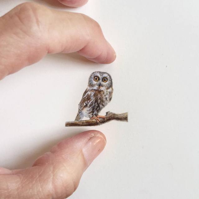 Удивительные миниатюрные рисунки от Карен Лайбкэп