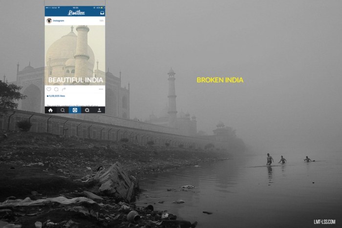 Поразительные контрасты Индии на скрытой части снимков из Instagram