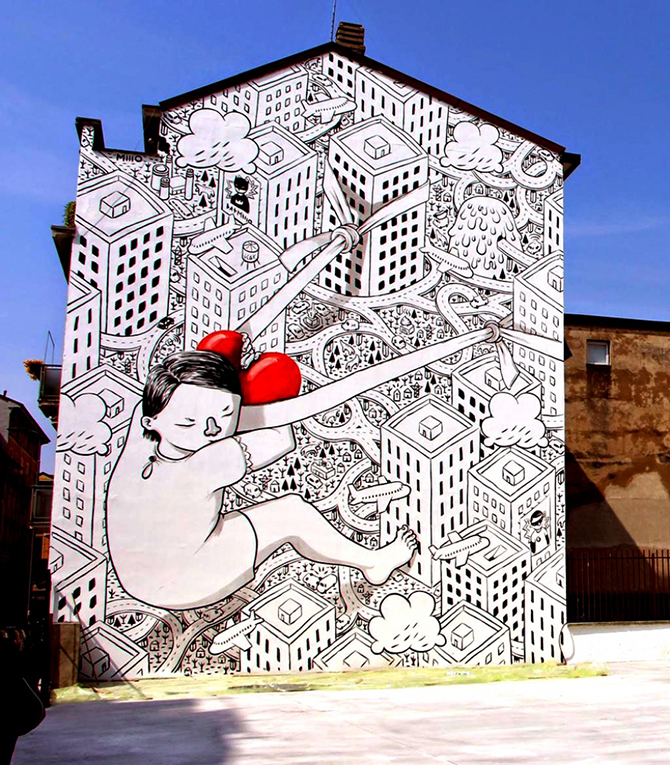 20 работ уличных художников 2015 года со всего мира