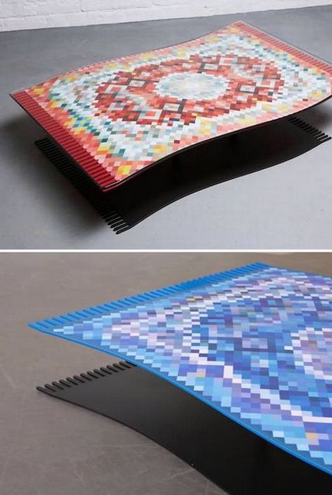 Футуристичная мебель, которая создает оптические иллюзии