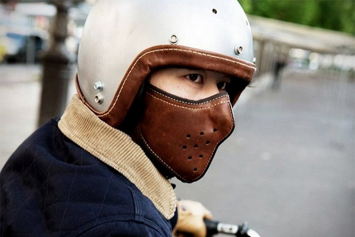Кожаные маски как альтернатива мотошлему