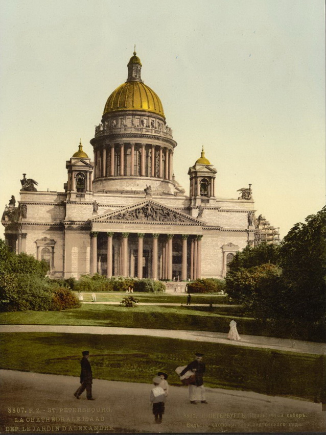 Фотографии дореволюционного Петербурга в цвете