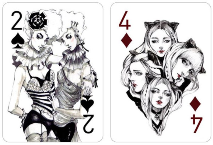Художественная колода игральных карт от Конни Лим
