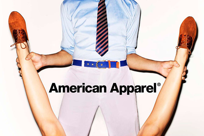 Скандальная реклама с сексуальным подтекстом от American Apparel