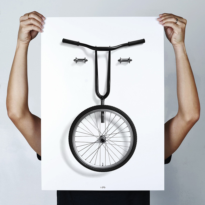 Смайлы из деталей велосипеда от Томаса Янга