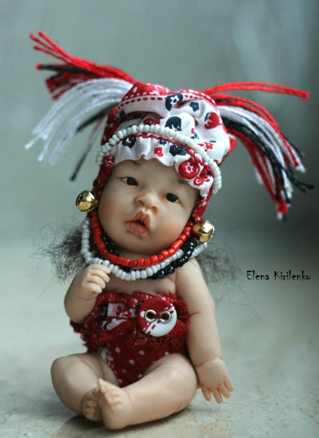 Милые куклы малышей от Елены Кириленко