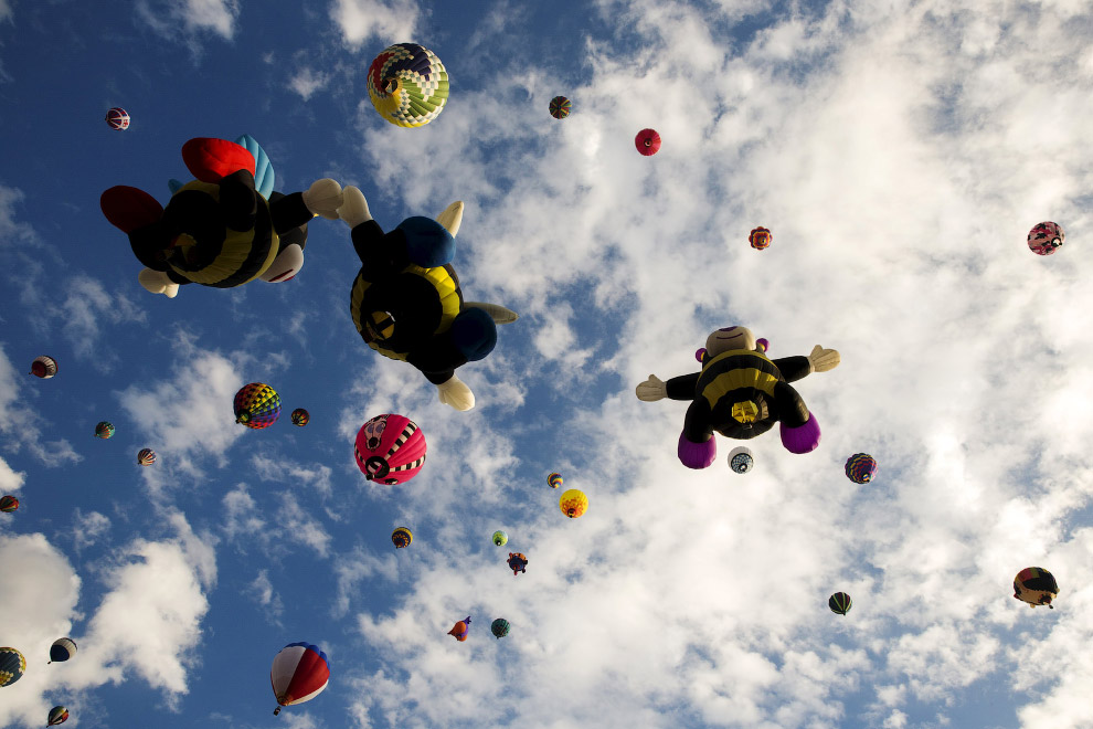 Как проходит фестиваль воздушных шаров в Альбукерке