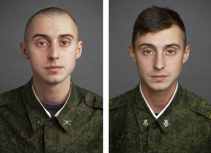 Лица парней до и после армии