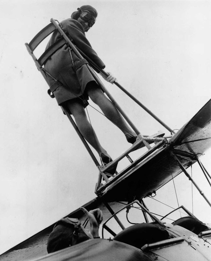 Ходоки по крыльям самолетов в 1919-1982 годы