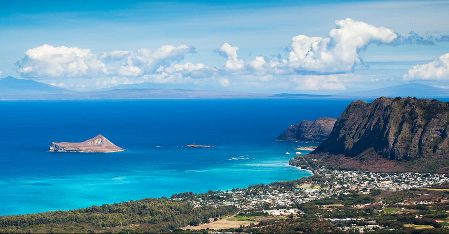 Гавайские острова с высоты