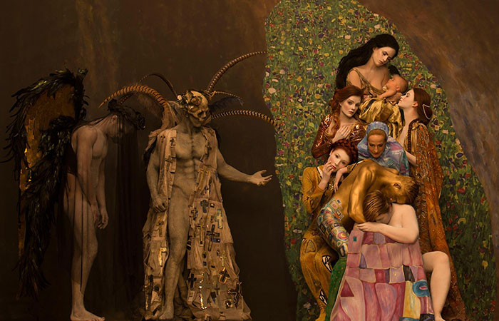 Фотографические интерпретации эротических мотивов картин Густава Климта