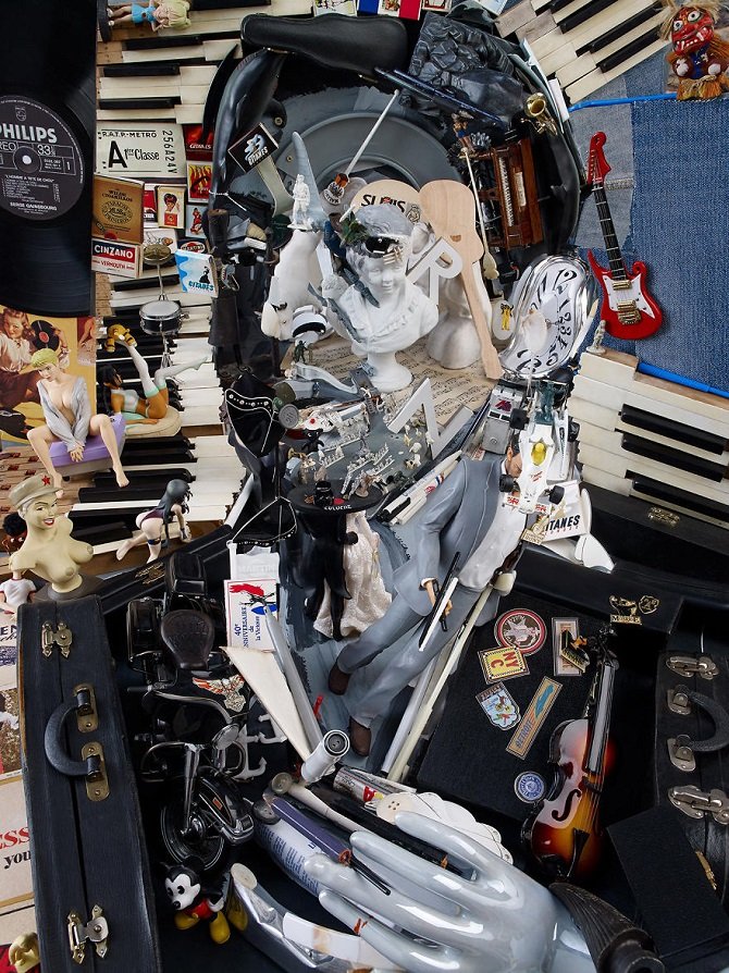 Необычные скульптуры из мусора от французского художника Bernard Pras