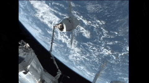 Работа на МКС в гифках от NASA