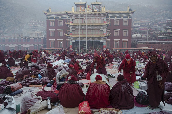 Крупнейший институт тибетского буддизма Ларунг Гар