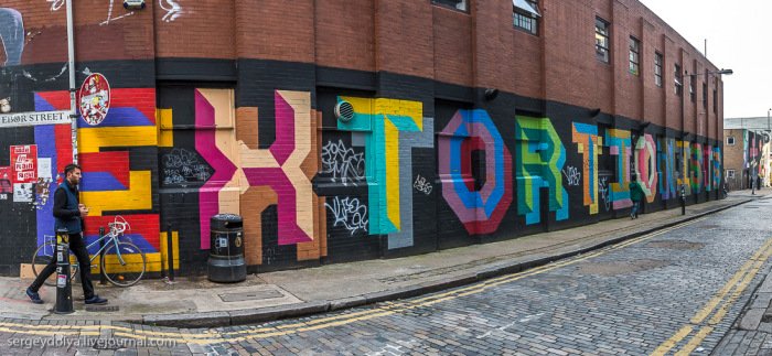 Рисунки уличных художников в Лондоне