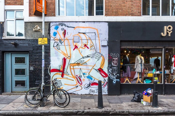Рисунки уличных художников в Лондоне