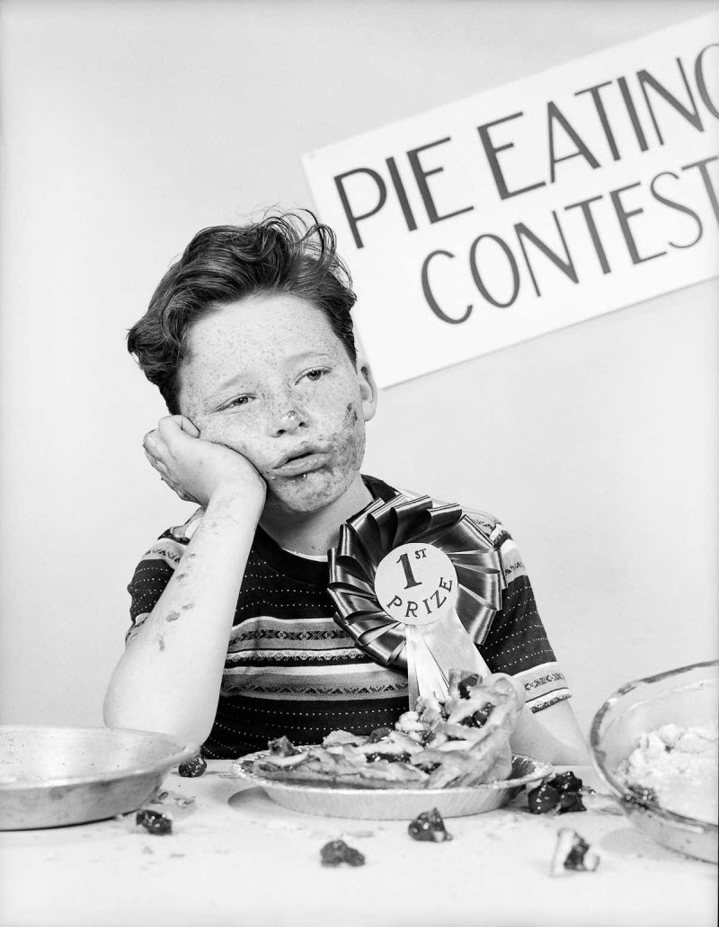 Конкурсы по скоростному поеданию пищи в 1915-1987 годы