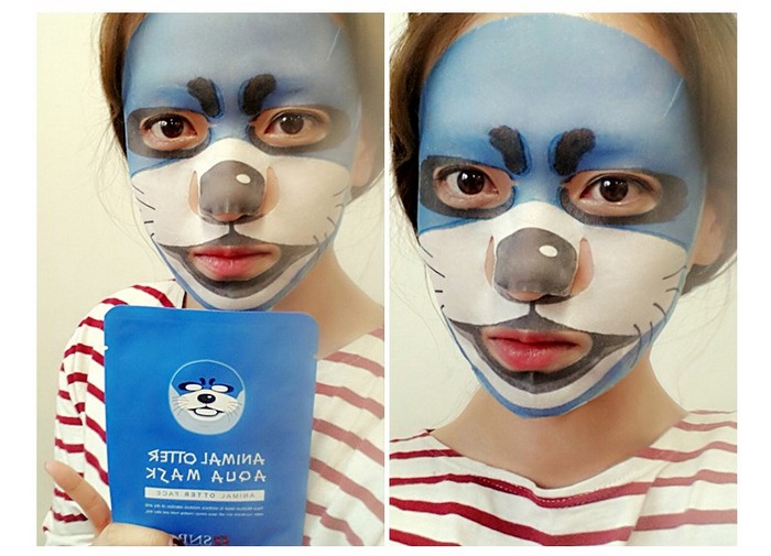 Звериные косметические маски для лица из Кореи