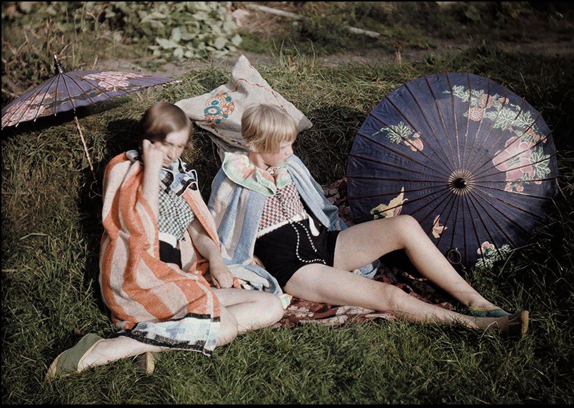 Цветные фотографии Англии 1928 года от Клифтона Р. Адамса