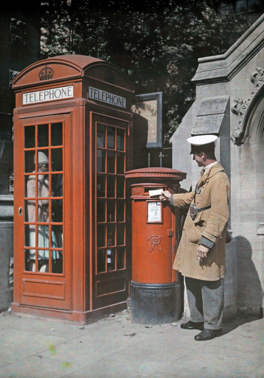 Цветные фотографии Англии 1928 года от Клифтона Р. Адамса