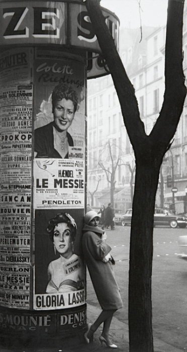 Уличная жизнь Парижа на фотографиях 50-х — 60-х годов XX века