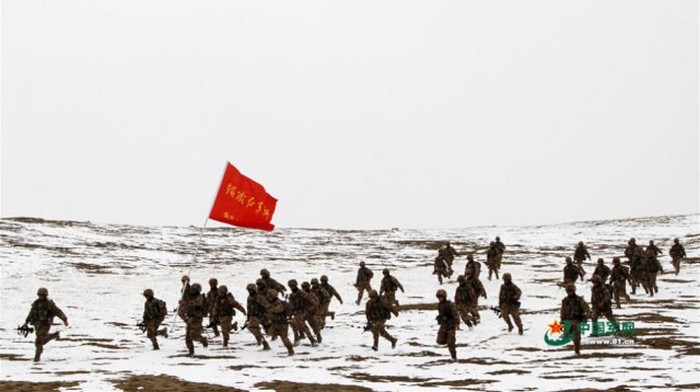 Зимние учения армии Китая