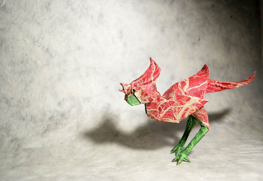 Потрясающие оригами из одного листа от Гонсало Гарсии Кальво