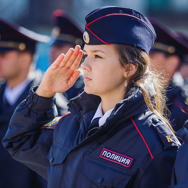 Российская полиция на фото в Instagram