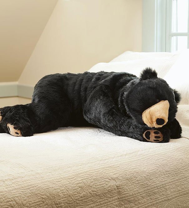 Спальный мешок в виде медведя
