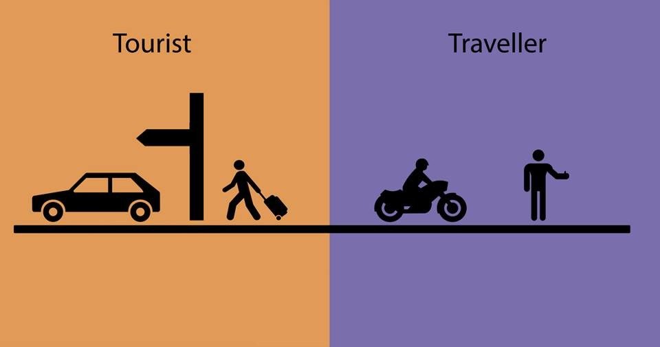 Разница между туристами и путешественниками