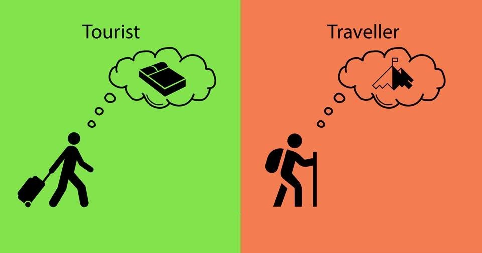 Разница между туристами и путешественниками