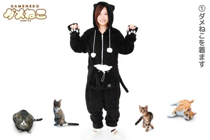 Костюм для любителей кошек из Японии