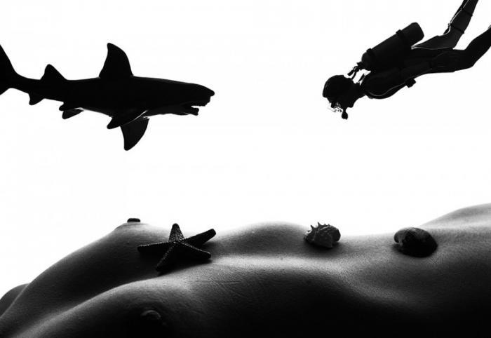 Пейзажи на женских телах от Аллана Тегера